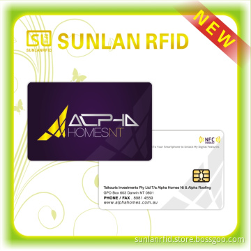 2014 Fashion Custom Nfc Contact Smart Card